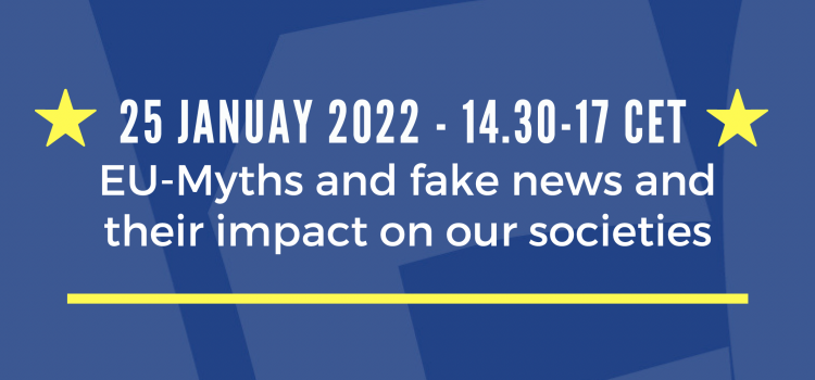 Einladung zur Online-Konferenz: EU-Mythen und Fake News und deren Auswirkung auf unsere Gesellschaft