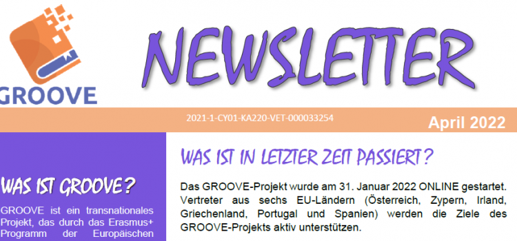 1. Newsletter von GROOVE!